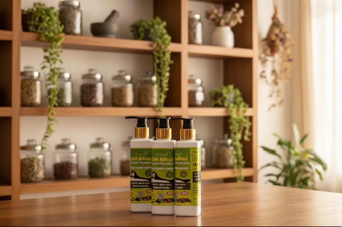 Adivasi Bringhamoolaka 100% Pure Ayurvedic Herbal Hair Oil🌿